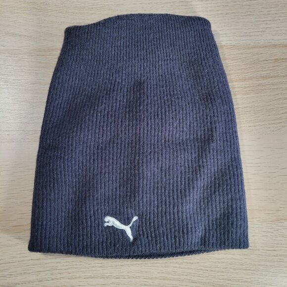 Red Bull Racing Aston Martin Classic Logo Slouchy Beanie Hat Navy Blue Puma - Picture 3 of 6